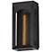 ET2 Brasilia 14 1/2" High Black LED Outdoor Sconce