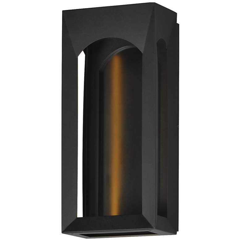 Image 1 ET2 Brasilia 18" High Black Large LED Outdoor Sconce