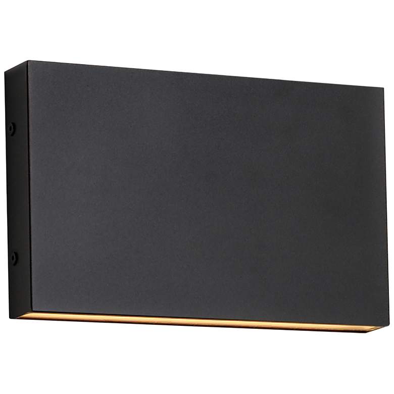 Image 1 ET2 Brik 12" Black LED Wall Sconce