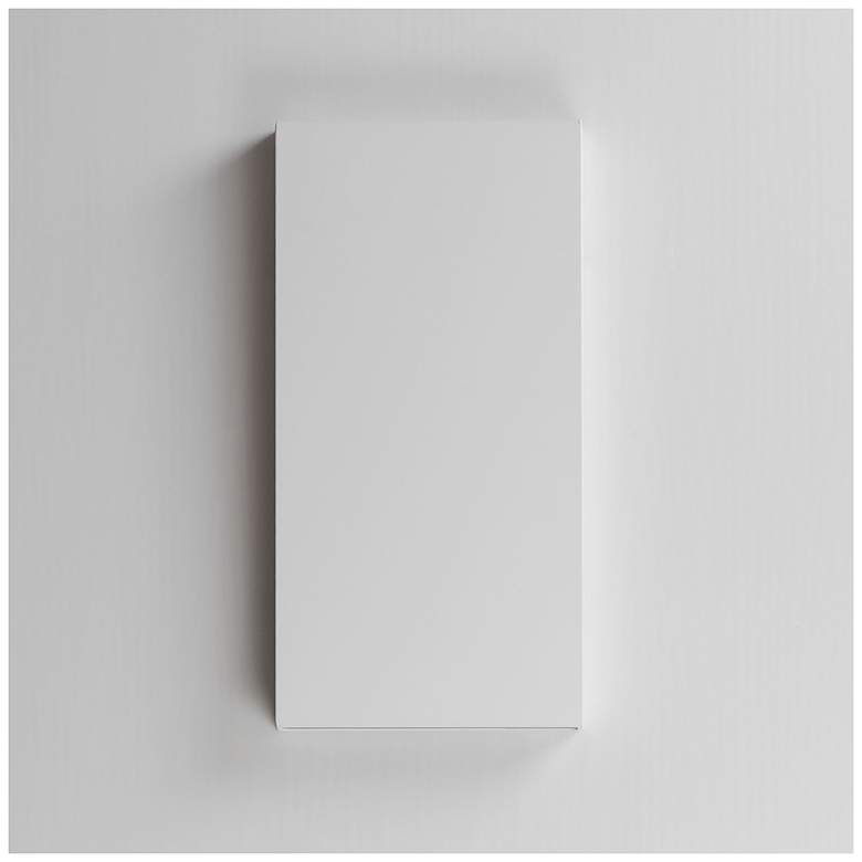 Image 2 ET2 Brik 14" White LED Wall Sconce more views