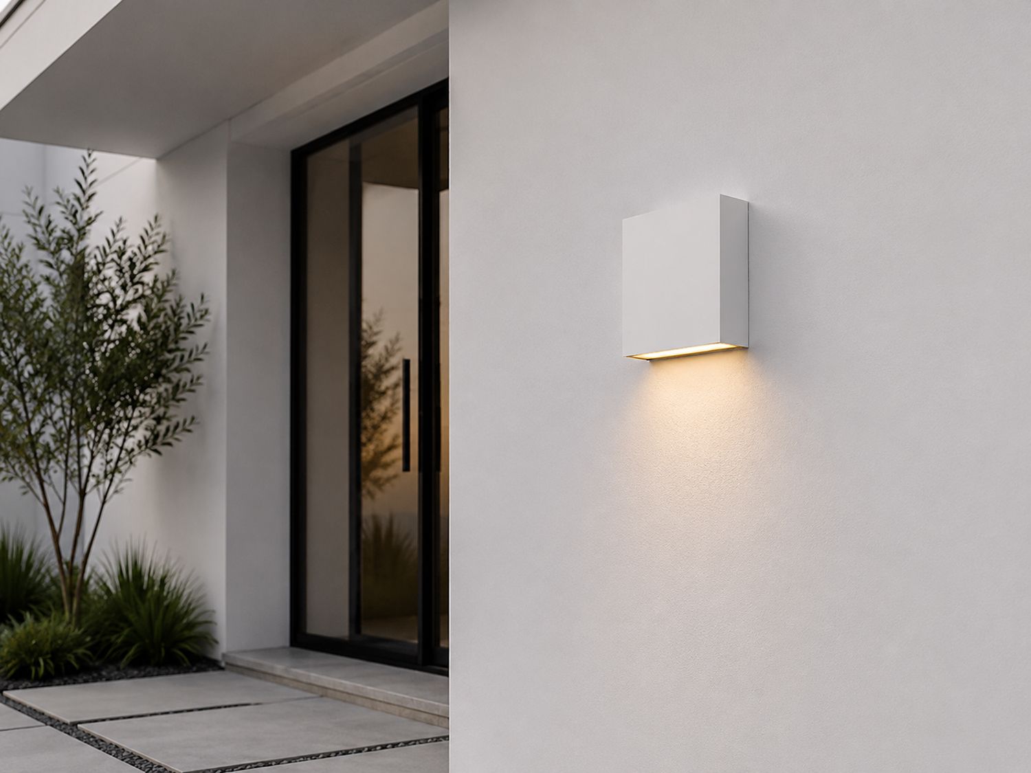 ET2 Brik 6.25" Wide LED Outdoor Wall Light Sconce