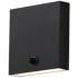 ET2 Brik 6 1/4" High Black LED Outdoor Wall Sconce W/ MSP