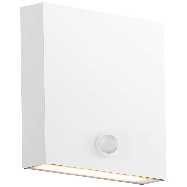 Image 1 ET2 Brik 6 1/4" High White LED Outdoor Wall Sconce W/ MSP