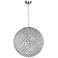 ET2 Brilliant 36" Wide 15-Light Round Crystal Pendant Light