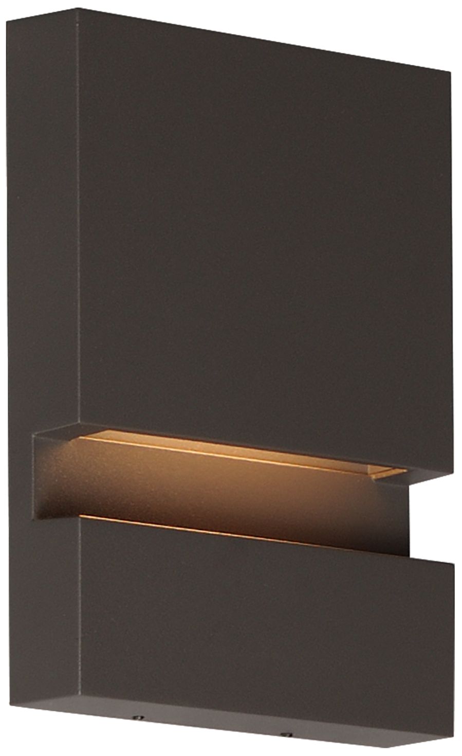 ET2 Brink 8" High Architectural Bronze LED Outdoor Sconce