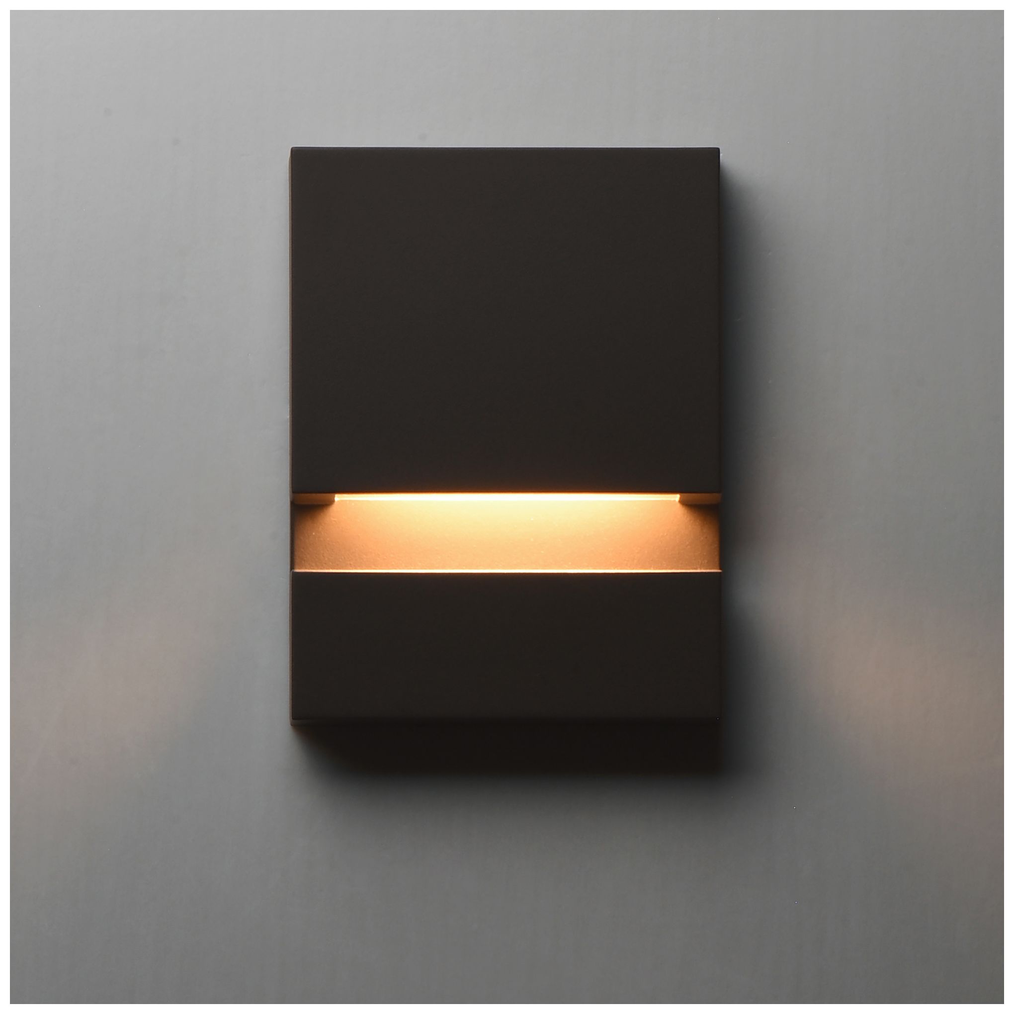 Image 3 ET2 Brink 8" High Architectural Bronze LED Outdoor Sconce more views