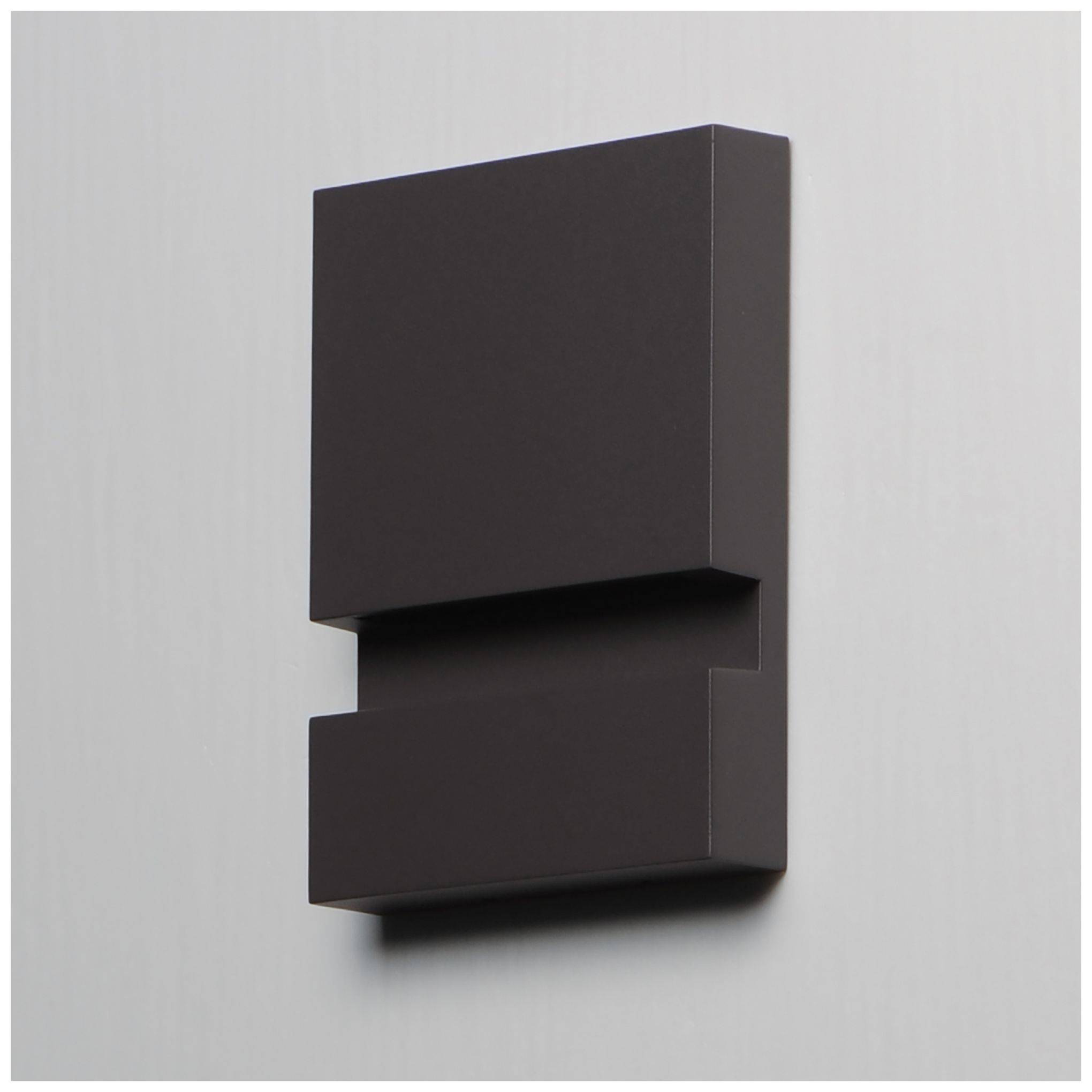 Image 4 ET2 Brink 8" High Architectural Bronze LED Outdoor Sconce more views