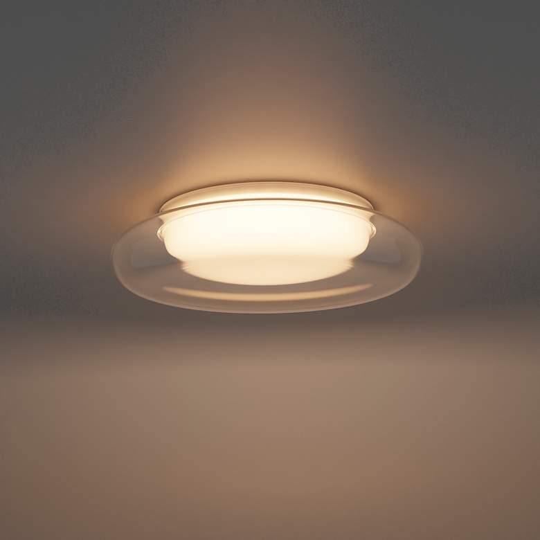 Image 7 ET2 Bubble 13 3/4" Wide White LED Round Ceiling Light more views
