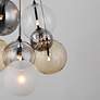 4_ET2 Burst 19 3/4" Wide Black 9-Light LED Pendant more views