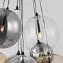 5_ET2 Burst 19 3/4" Wide Black 9-Light LED Pendant more views
