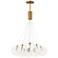 ET2 Burst 27" Clear/Gold 12-Light LED Pendant
