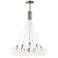 ET2 Burst 47 1/4" Wide Satin Nickel 12-Light LED Pendant