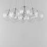 3_ET2 Burst 47 1/4" Wide Satin Nickel 12-Light LED Pendant more views