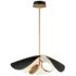 ET2 Carmen 24" Wide Black and Gold 2-Light LED Pendant Light
