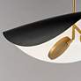 7_ET2 Carmen 24" Wide Black and Gold 2-Light LED Pendant Light more views
