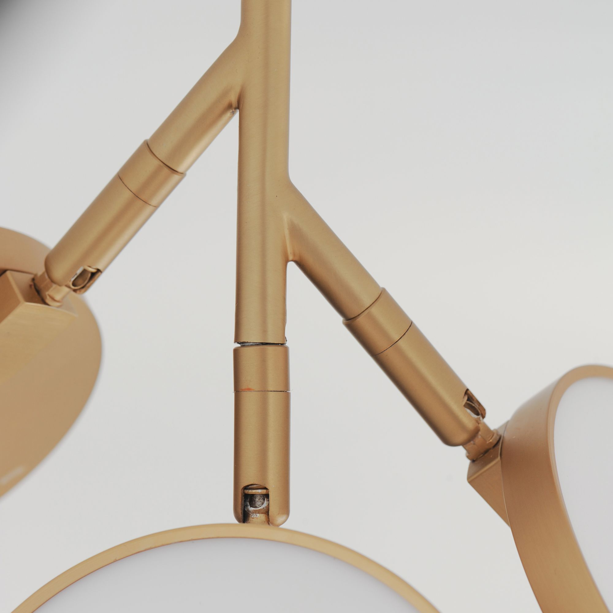 Image 7 ET2 Carmen 32" Wide Black and Gold 3-Light LED Pendant more views