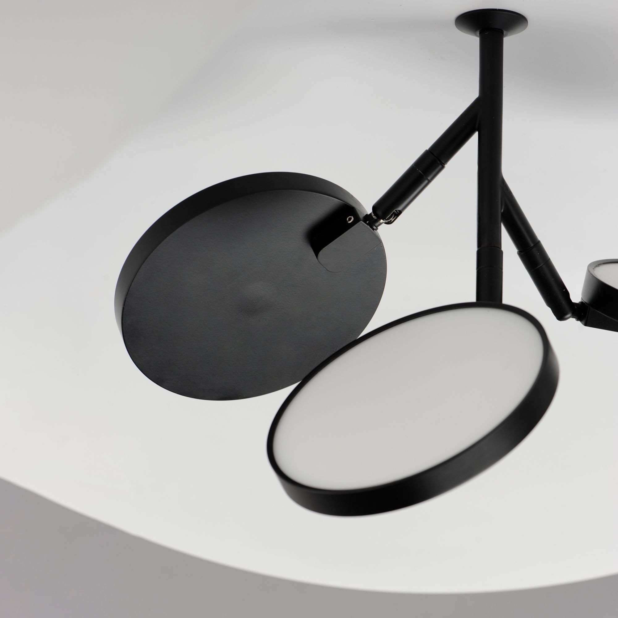 Image 7 ET2 Carmen 32" Wide Black and White 3-Light LED Pendant more views