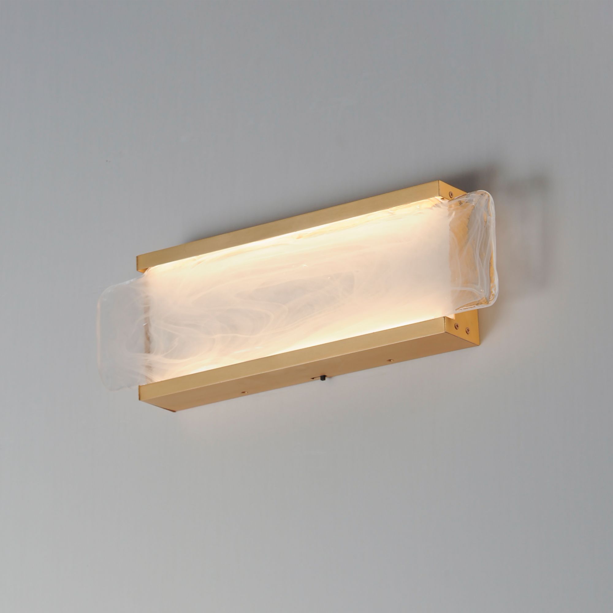 Image 3 ET2 Celine 16" Natural Aged Brass LED Bath Vanity more views