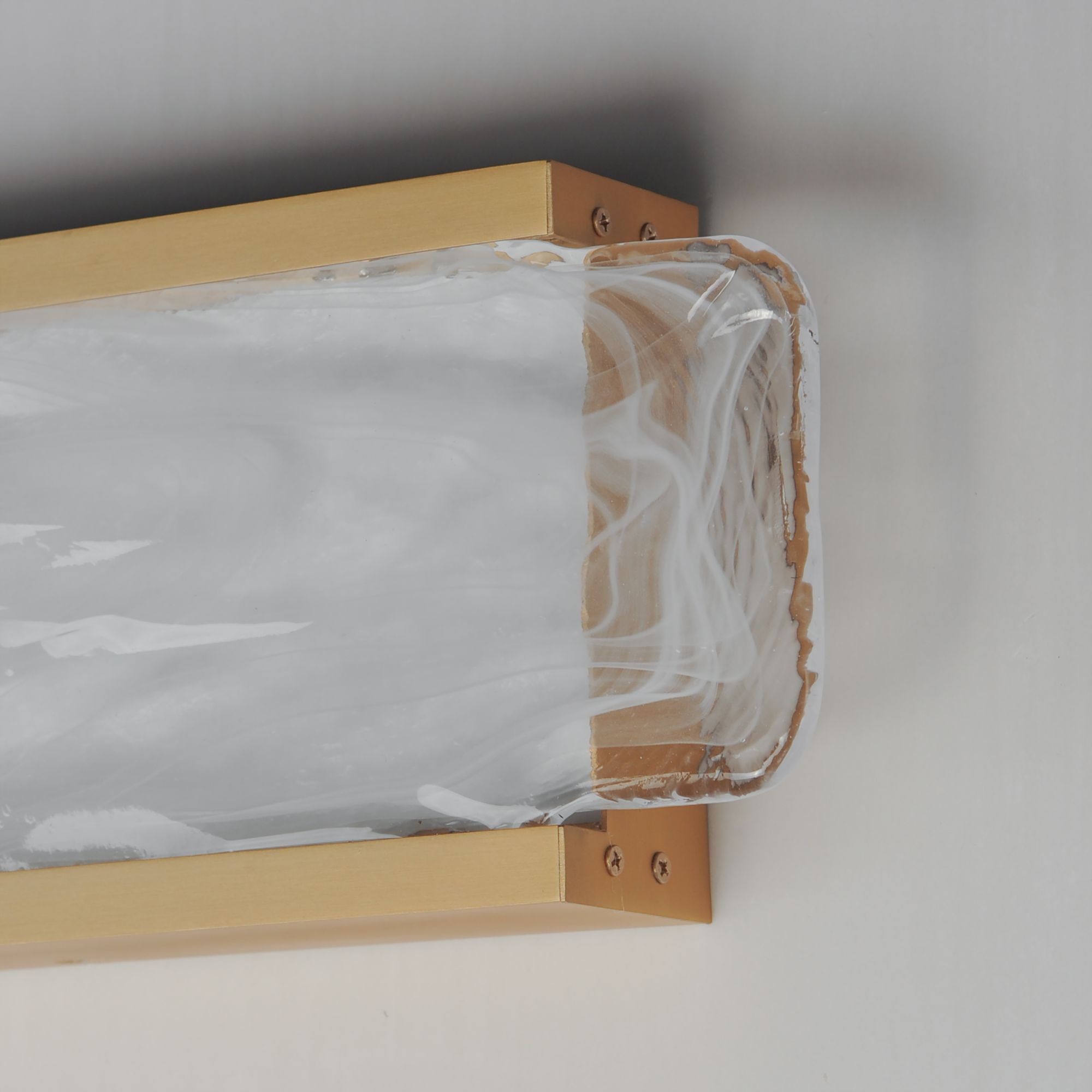 Image 6 ET2 Celine 16" Natural Aged Brass LED Bath Vanity more views