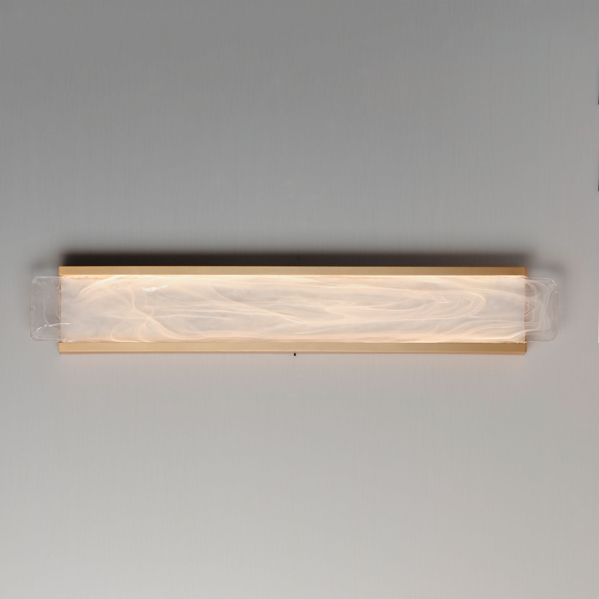 Image 3 ET2 Celine 32" Natural Aged Brass LED Bath Vanity more views