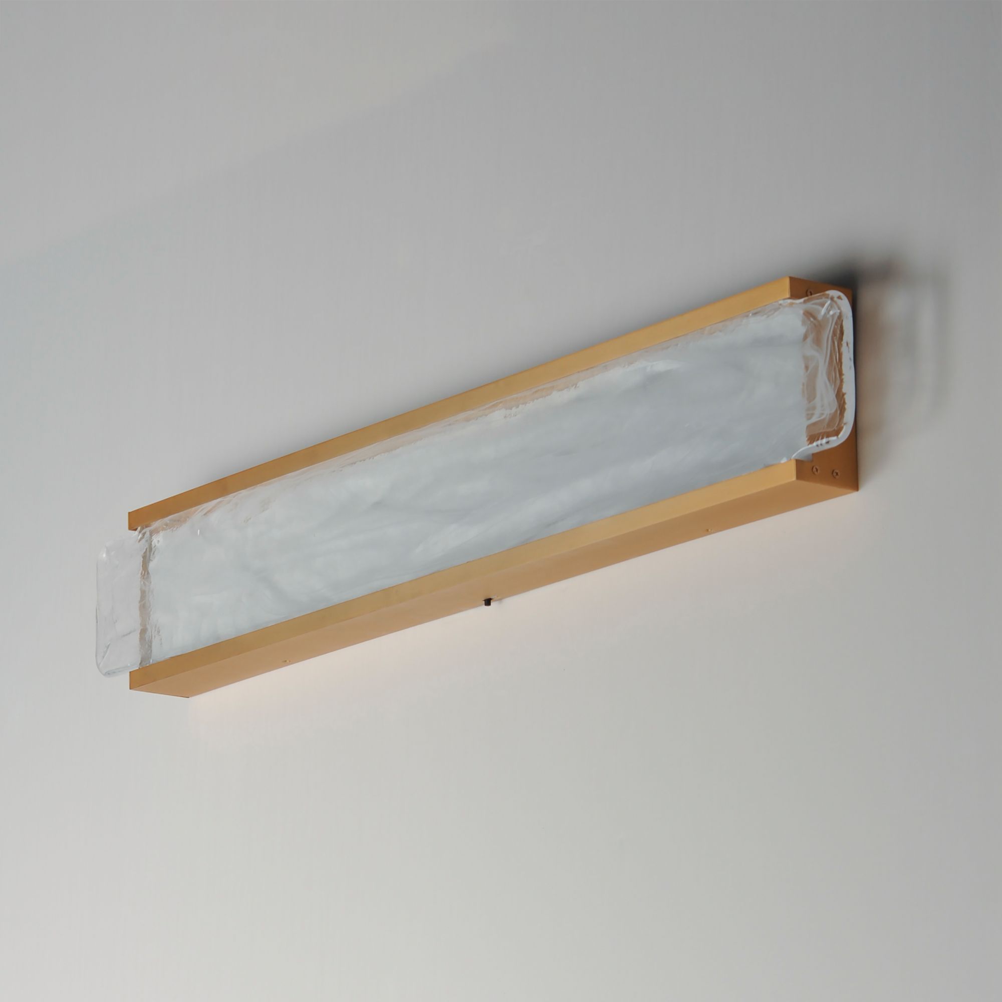 Image 5 ET2 Celine 32" Natural Aged Brass LED Bath Vanity more views