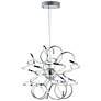 ET2 Chaos 23 1/2" Wide Polished Chrome LED Pendant Light