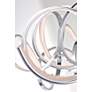 5_ET2 Chaos 29" Wide Polished Chrome LED Pendant Light more views