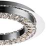 ET2 Charm 17" Wide Polished Chrome Ring LED Ceiling Light