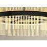 4_ET2 Chimes 33 3/4" Wide Black Satin Brass LED Pendant Light more views