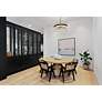 5_ET2 Chimes 33 3/4" Wide Black Satin Nickel LED Pendant Light more views