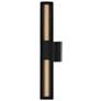 1_ET2 Citadel 24" High Black LED Outdoor Wall Sconce