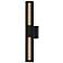 ET2 Citadel 24" High Black LED Outdoor Wall Sconce