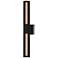 ET2 Citadel 28" High Black LED Outdoor Wall Light