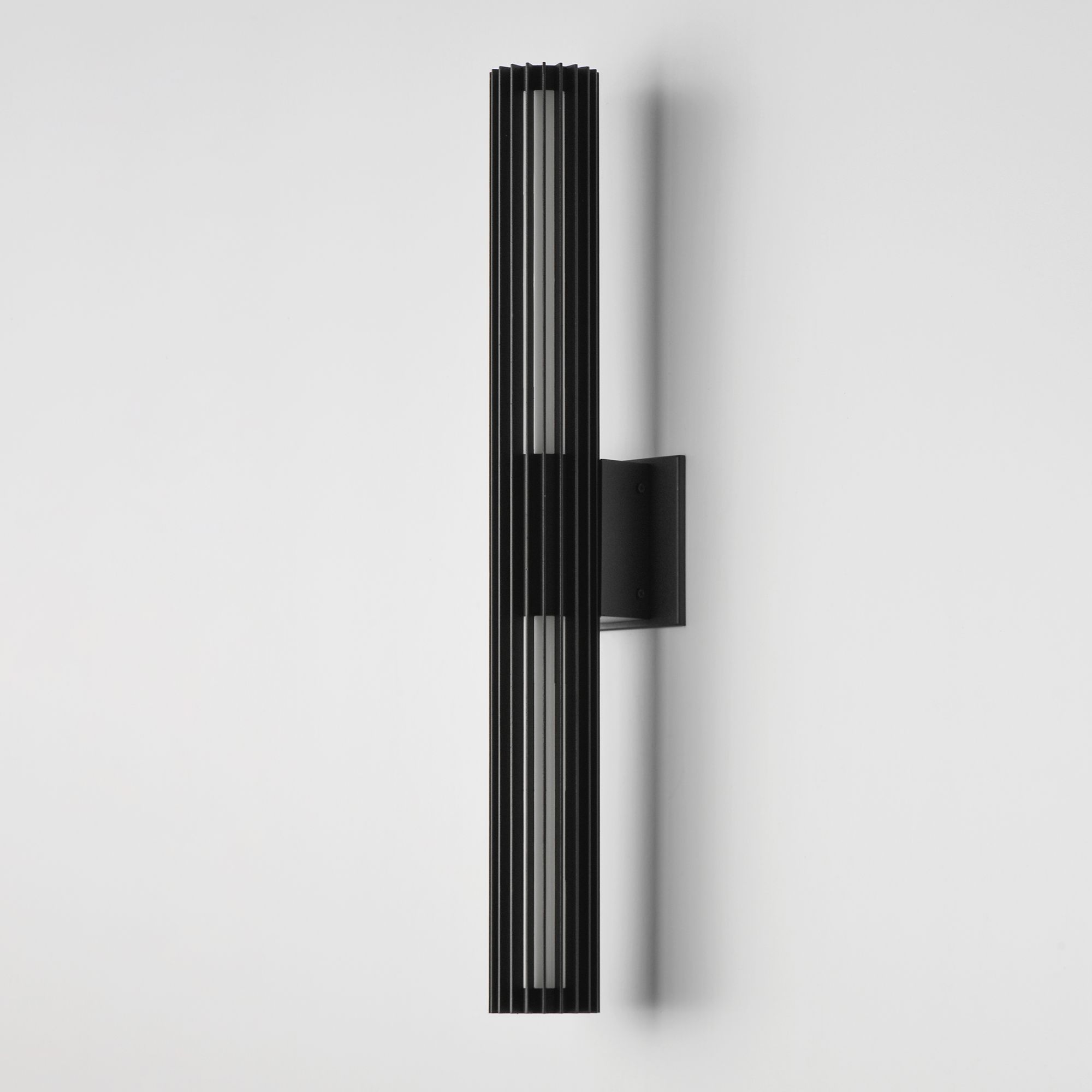 Image 4 ET2 Citadel 28" High Black LED Outdoor Wall Light more views
