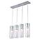 ET2 Clear Cylindrical Linear 4-Light Pendant