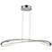 ET2 Clover 34 3/4"W Silver LED Kitchen Island Light Pendant