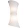 ET2 Conico 20" High Frost White Glass Modern Wall Sconce