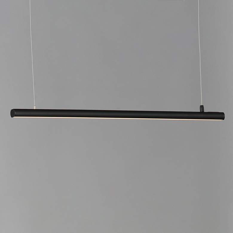 Image 1 ET2 Continuum 47" Wide Black LED Linear Pendant