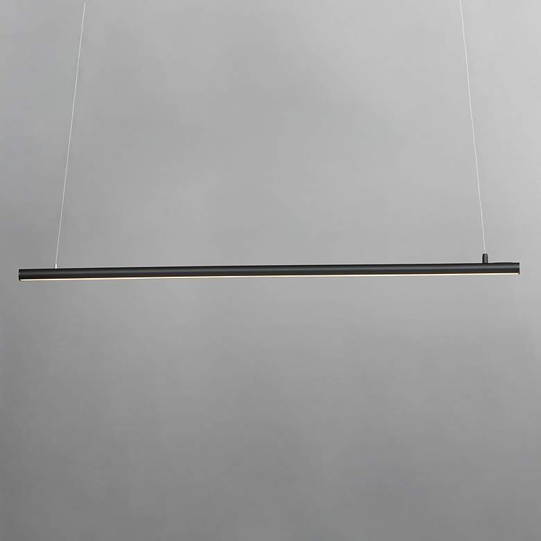 Image 3 ET2 Continuum 47" Wide Black LED Linear Pendant more views