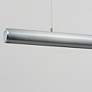 3_ET2 Continuum 47"W Satin Aluminum LED Linear Pendant Light more views