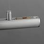 5_ET2 Continuum 47"W Satin Aluminum LED Linear Pendant Light more views