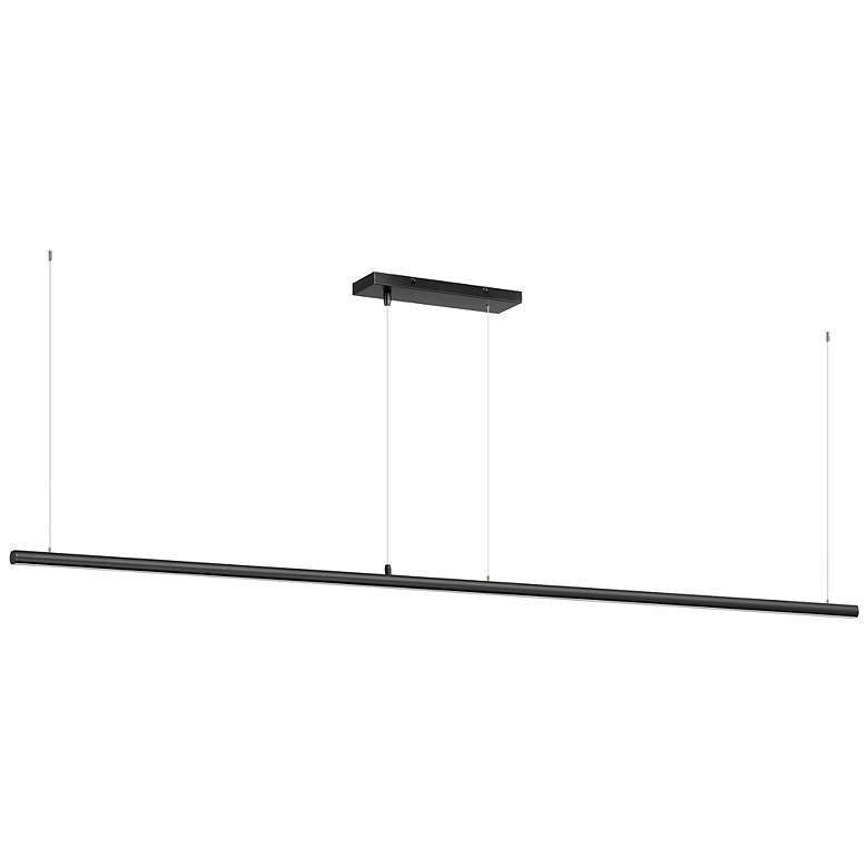 Image 1 ET2 Continuum 93 3/4" Wide Black LED Linear Pendant