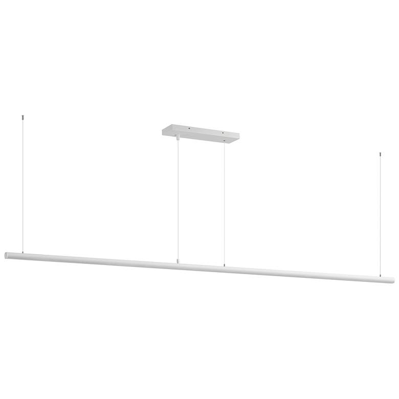 Image 1 ET2 Continuum 93 3/4" Wide White LED Linear Pendant