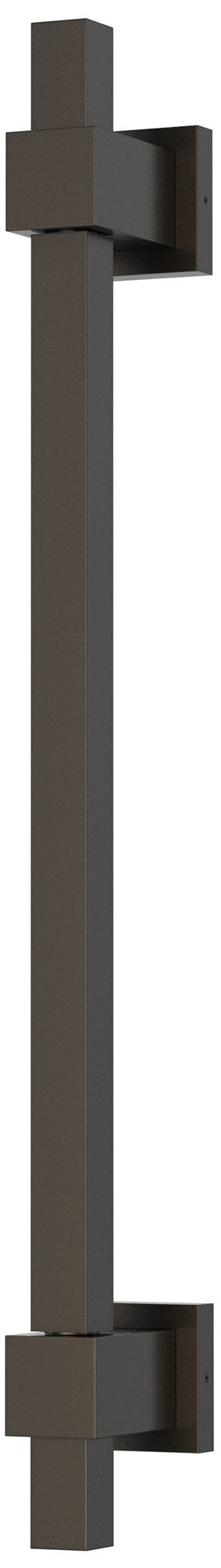 ET2 Cubist 24" Black Square Wall Sconce