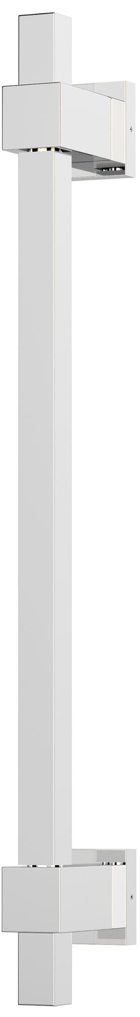 ET2 Cubist 24" Polished Chrome Square Wall Sconce