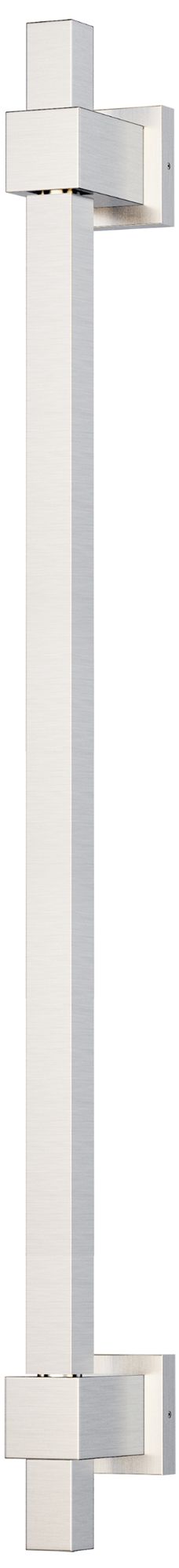 ET2 Cubist 30" Satin Nickel Square Wall Sconce