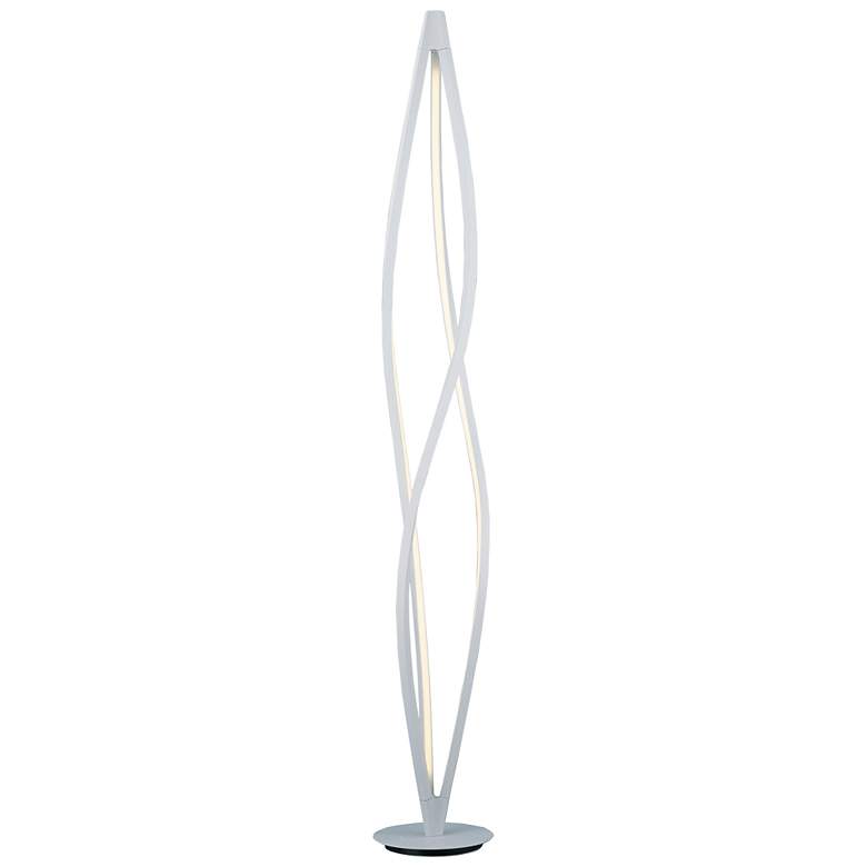 Image 1 ET2 Cyclone 71 3/4" High Modern Twist LED Floor Lamp
