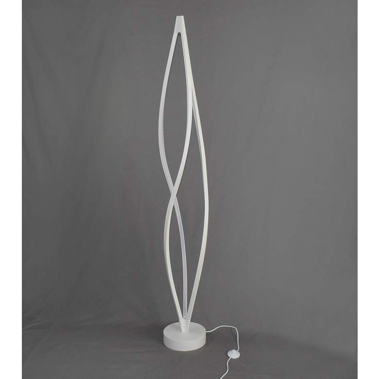 Image 3 ET2 Cyclone 71 3/4" High Modern Twist LED Floor Lamp more views