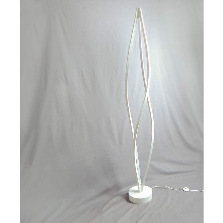 Image 4 ET2 Cyclone 71 3/4" High Modern Twist LED Floor Lamp more views