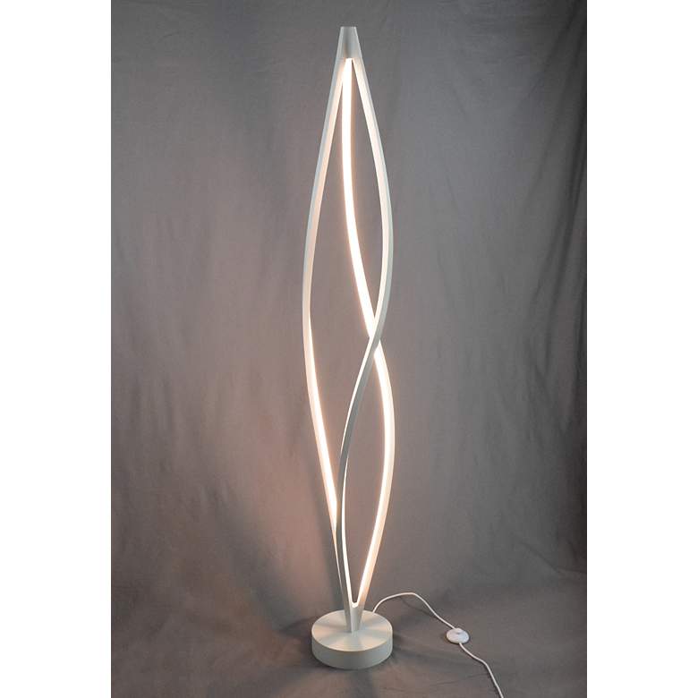 Image 5 ET2 Cyclone 71 3/4" High Modern Twist LED Floor Lamp more views